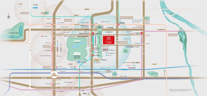 售楼中心)2024最新陕建大明府-简介-房价-户型-陕建大明府配套(图4)