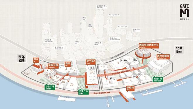 2024上海最新爆火滨水街区商业——Gate M 西岸梦中心(图19)